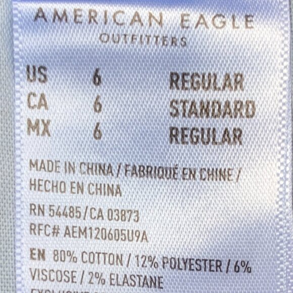 American Eagle Outfitters Next Level Stretch Distressed Super Hi-Rise Jeggings - Picture 15 of 15